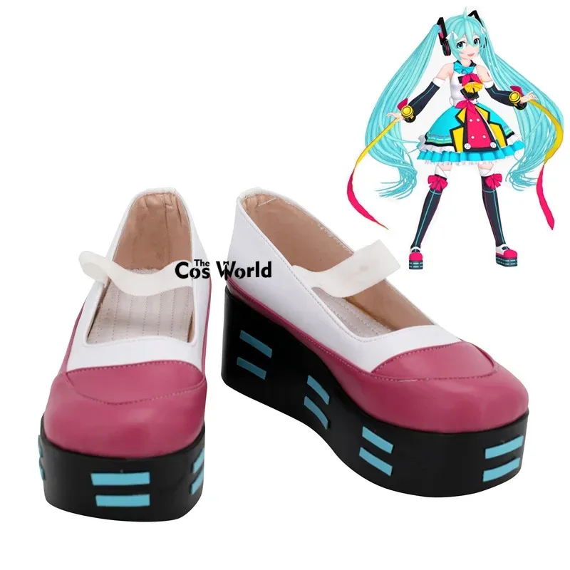 

Magci Mirai Miku Circus, 2019, обувь на высоком каблуке для косплея в стиле аниме, ботинки