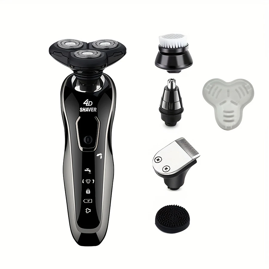 

Professional men's electric shaver, with smooth and comfortable shaving time, suitable for facial trimming and cleaning