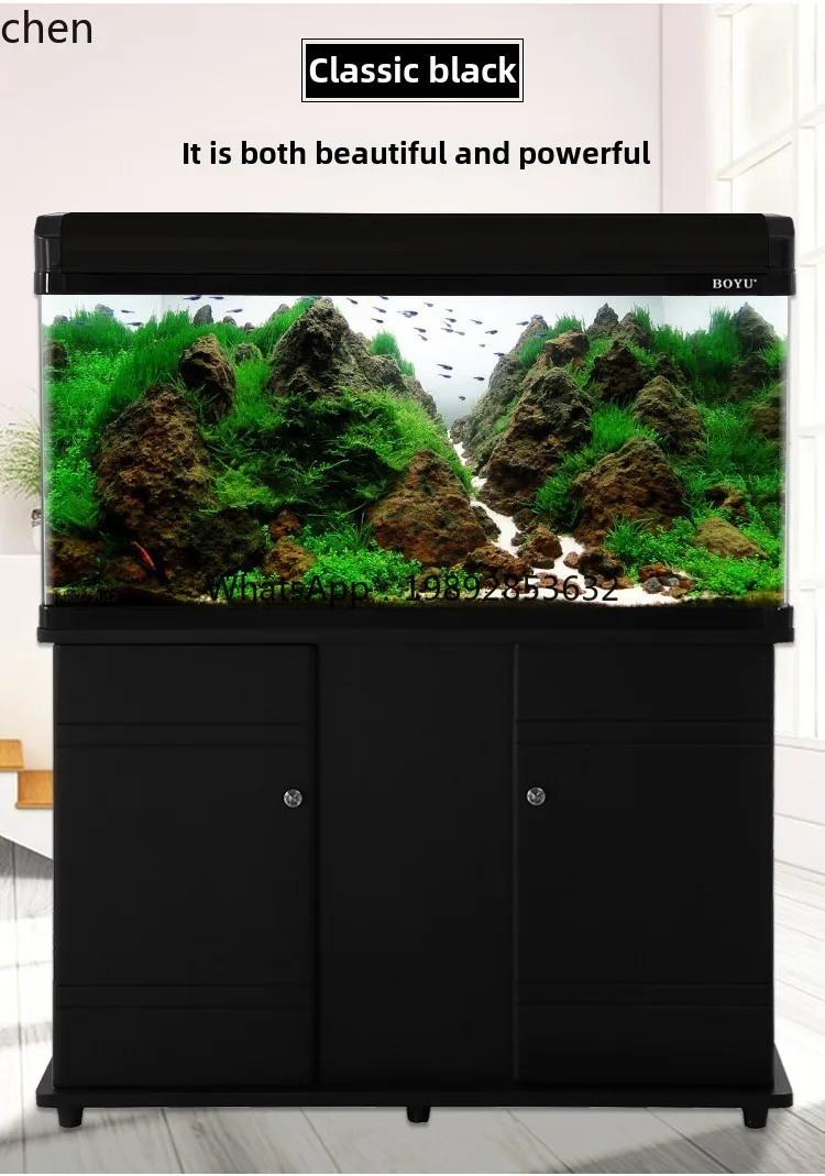YGG  tank aquarium water-free ecological glass fish tank