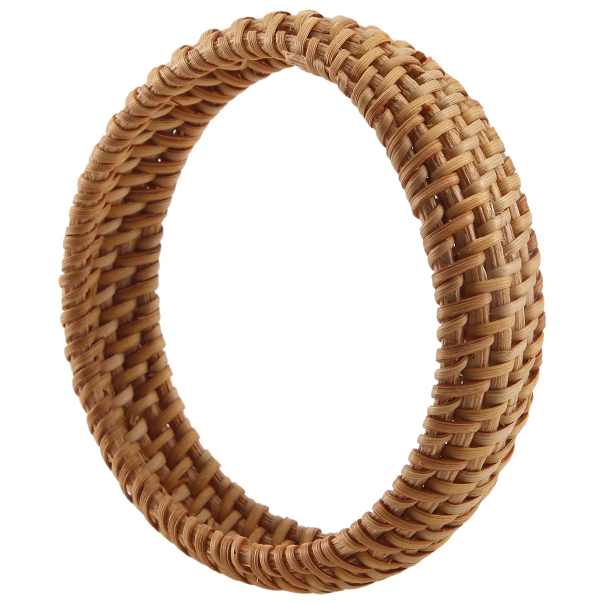 Ethnic Style Hand-Woven Rattan Bracelet Simple Big Round Rattan Bracelet Ladies Jewelry