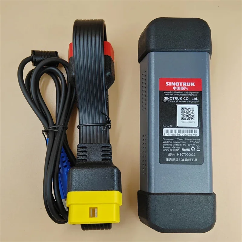 Sinotruk EOL Truck Scanner Diagnostic Interface For Sinotruck Cororation Vehicles