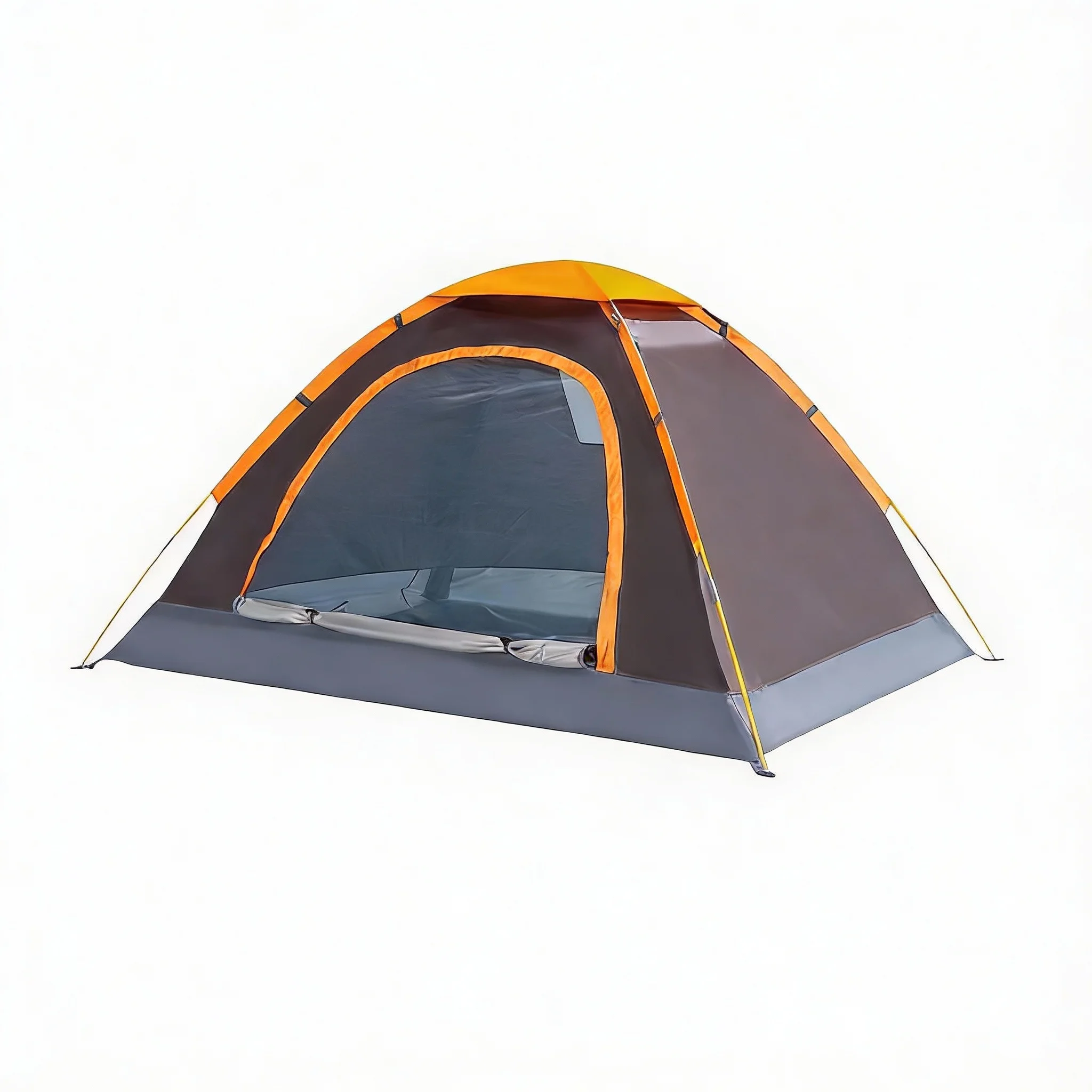 Portable Instant Pop Tent 1 2 Person Outdoor Camping Waterproof Single Folding 210D Oxford Fiberglass Frame for Hiking Picnic - view 5