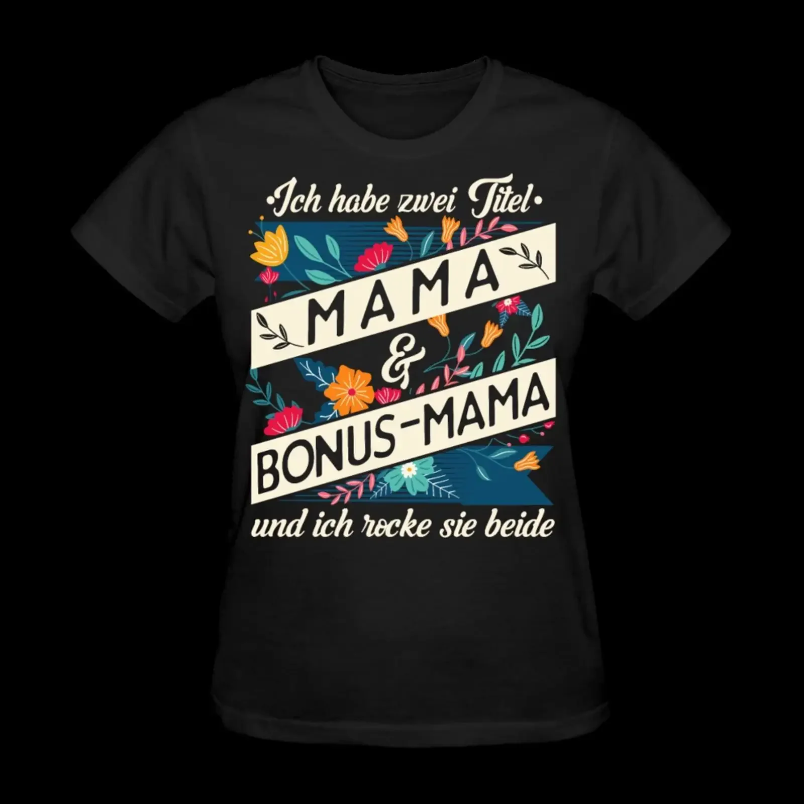 Bonus Mom T Shirt Stepmom Idea vintage Washed Versatile streetwear Comfortable designer clothes fashion Slightly