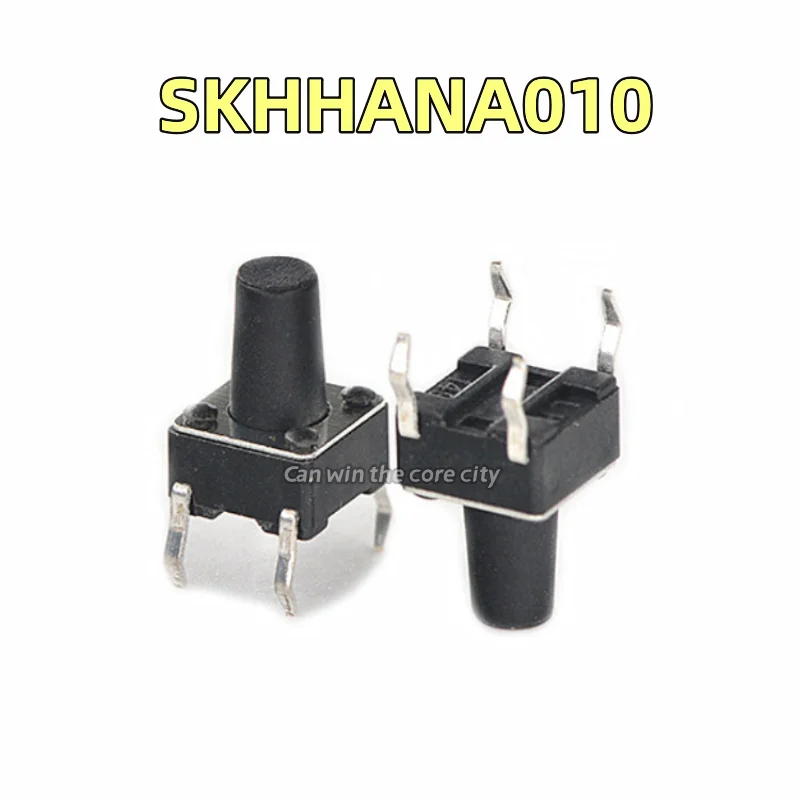 

10 Pieces SKHHANA010 Imported Japan ALPS light touch switch 6 * 6 * 9.5 straight plug vertical type 4 feet high quality