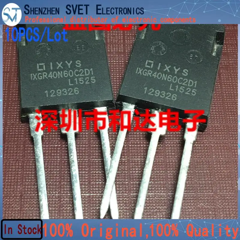 

10 шт./партия, IXGR40N60C2D1 MOS TO-247, новый и импортный оригинальный 100% Стандартный
