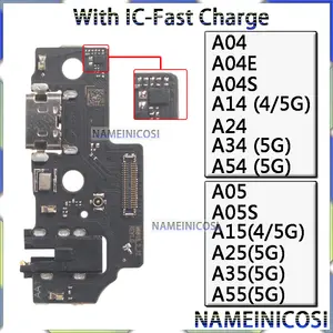Bilashmart Usb Dock Charger Port Samsung Galaxy A15 A25 A04 A04E A04S A14 A24 A34 A54 A05 A05S A35 A55 4G 5G Charging Board Module