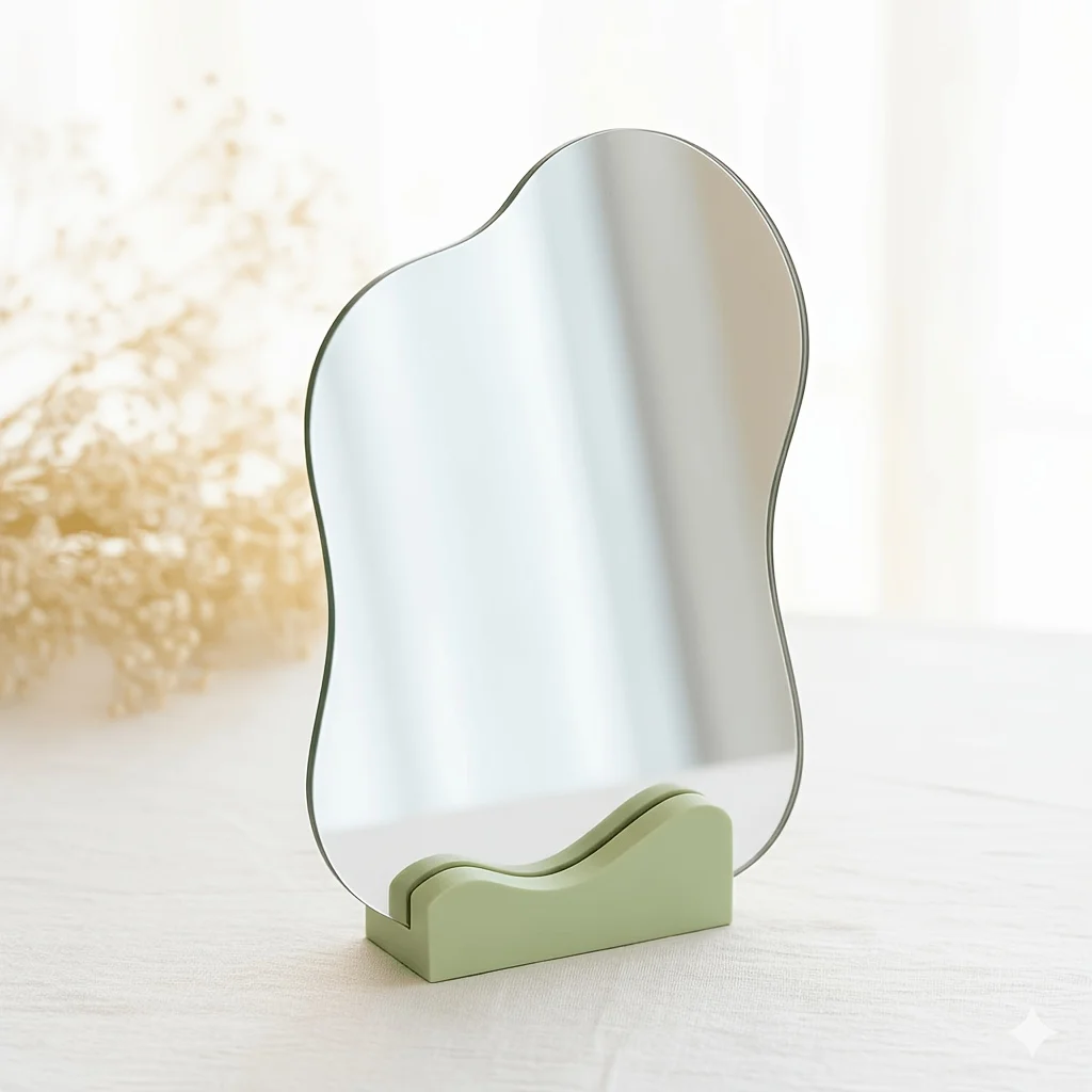 Silicone Molds for Casting, Modern and Stylish Mirror Clips, Greeting Card Clips, Mountain-shaped Zen DIY Home Decorations, Desk view 3