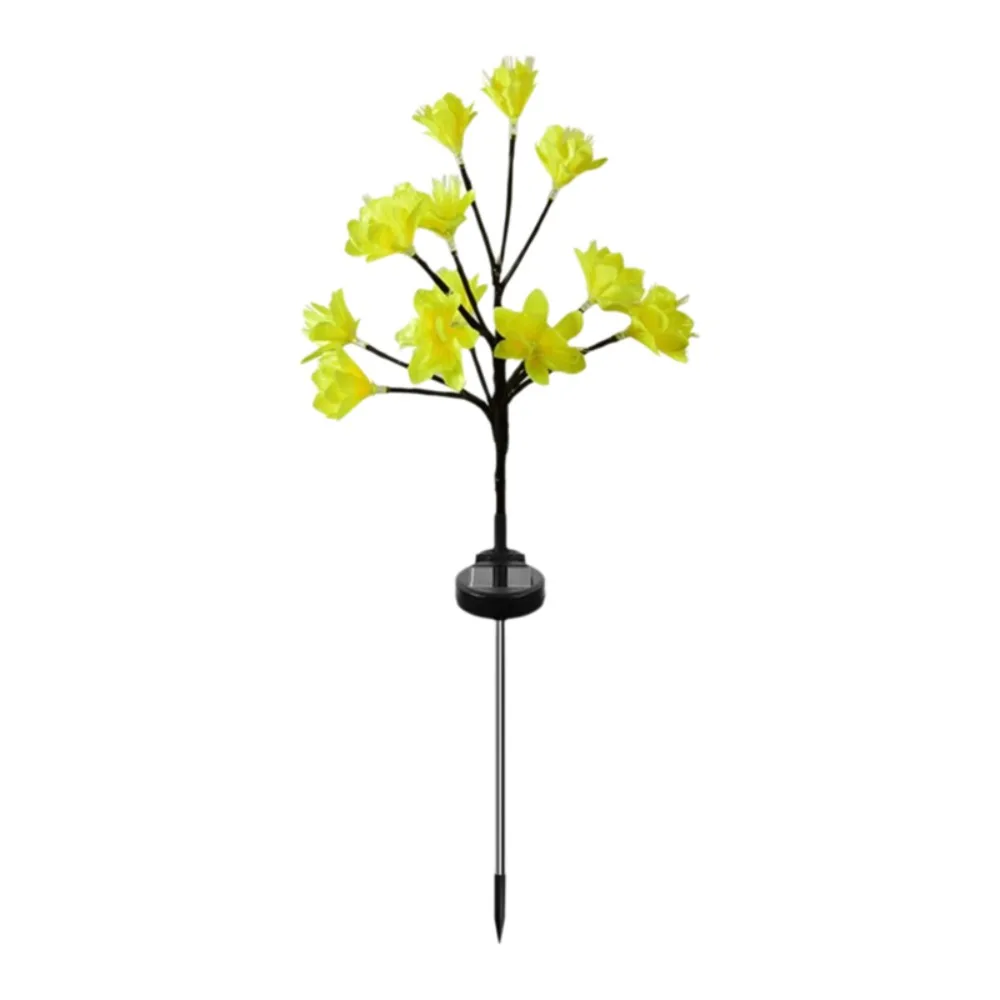 

Солнечный светильник-имитация камелии, водонепроницаемый IP65, светодиодный, для наружного ландшафтного освещения