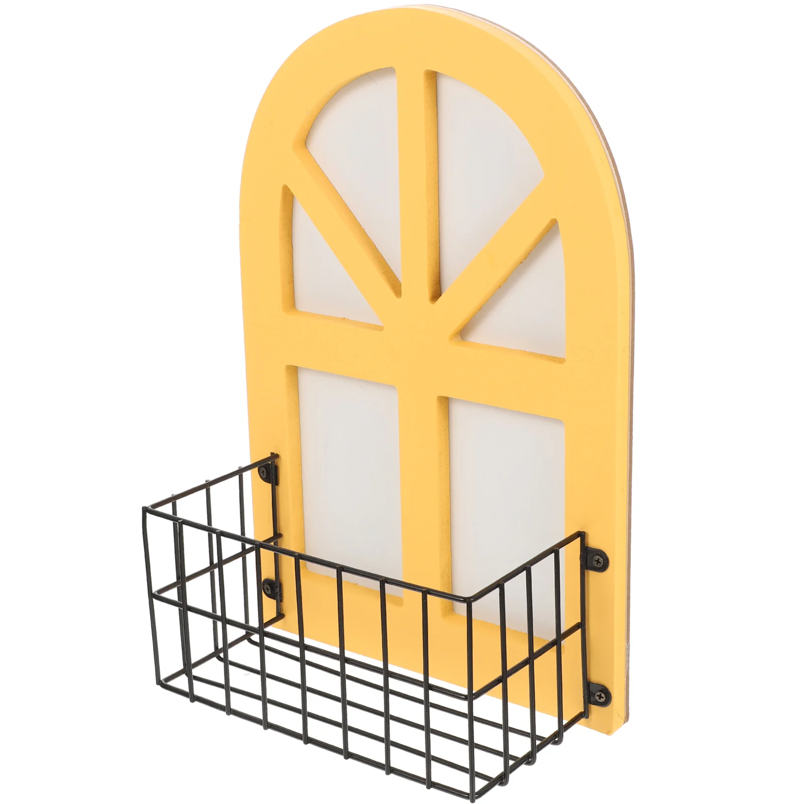 

Wall Storage Rack Wooden Iron Shelf Bathroom Decoration Goblincore Room Decor Single Layer Home ganizer Yellow Tone