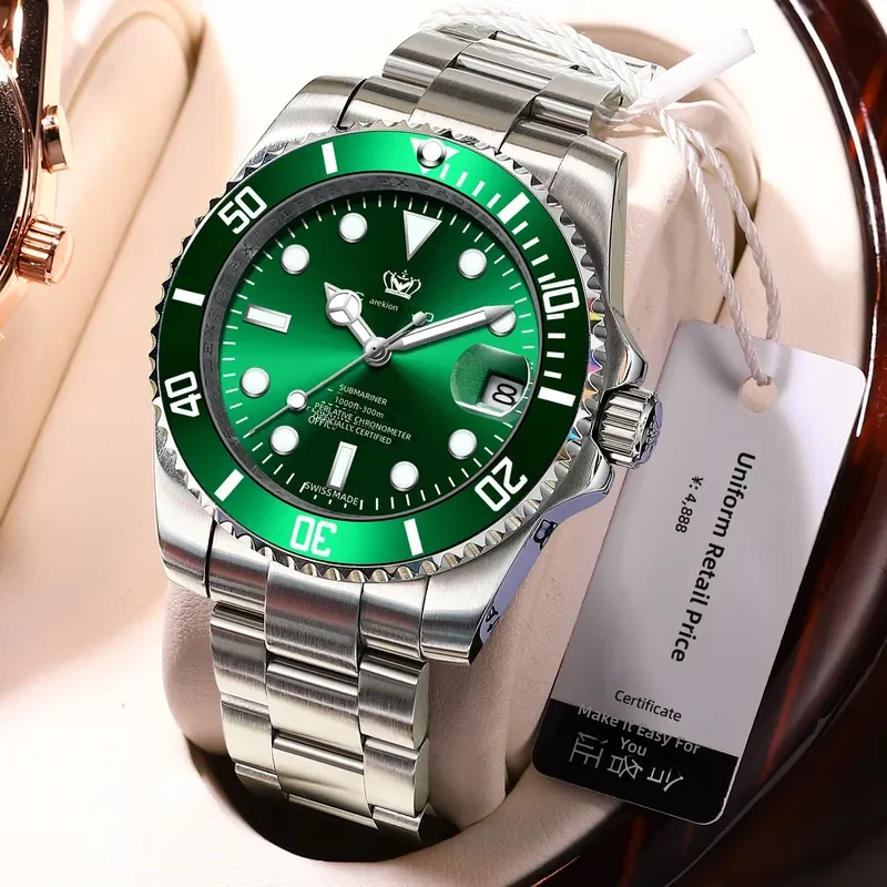 

Luminous quartz men's watch waterproof multifunctional Swiss brand for adults daily wear and outdoor activities