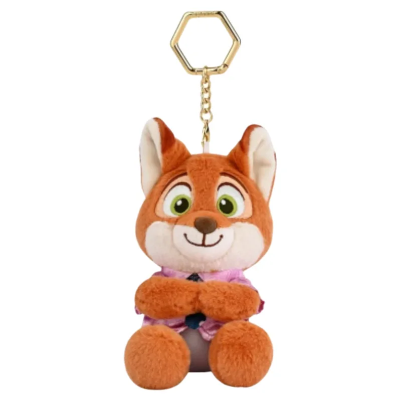 12cm Disney Zootopia Juddy Nick Sloth Finnick Nibbles Plüsch-Anhänger Mädchen Rucksack Taschen Gefüllte Schlüsselanhänger Niedliche Plüsch-Schlüsselringe