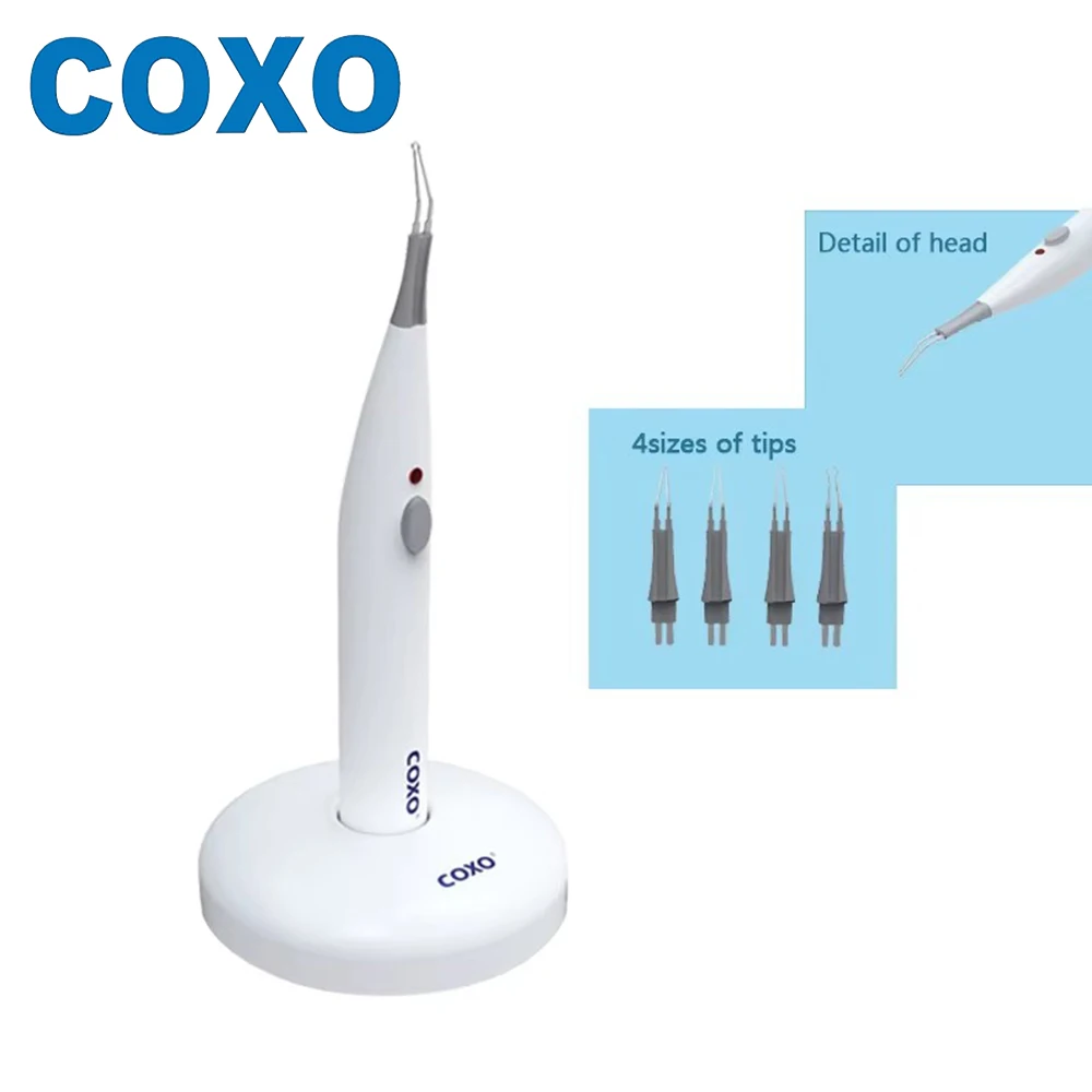 Dental Gutta Cutter COXO C-BLADE With 4Tips Gutta Percha Cut Dental Equipment Tool