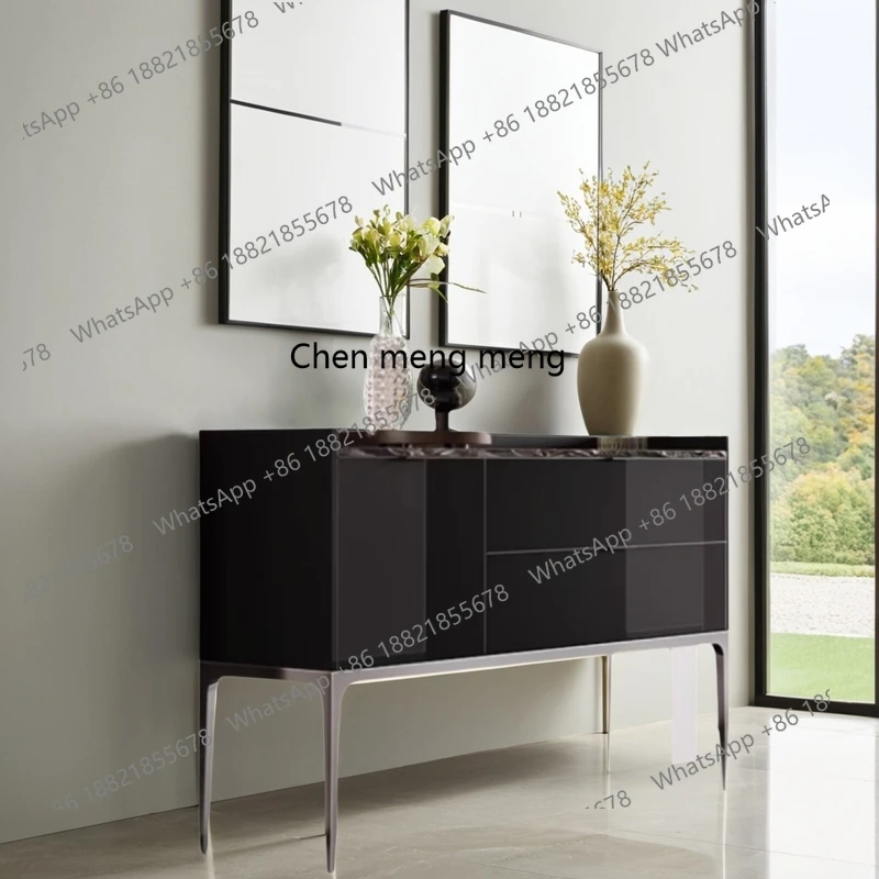 

Modern, simple, light luxury, entrance hall decoration, storage, storage sideboard