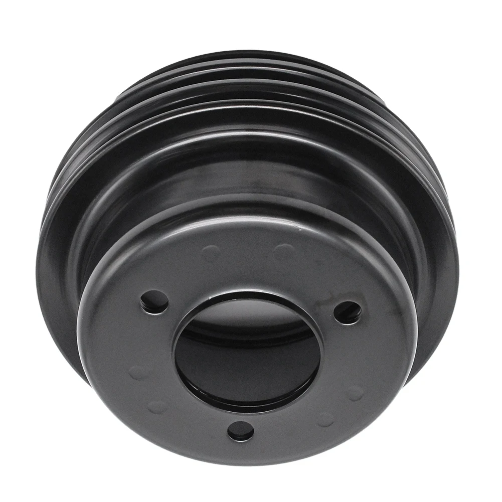 

Для Ford шкив водяного насоса для Ford 289 302 3 болта 1965 66 67 6-5/8 "Smog V8 черный 3-канальный стальной кривошипный шкив