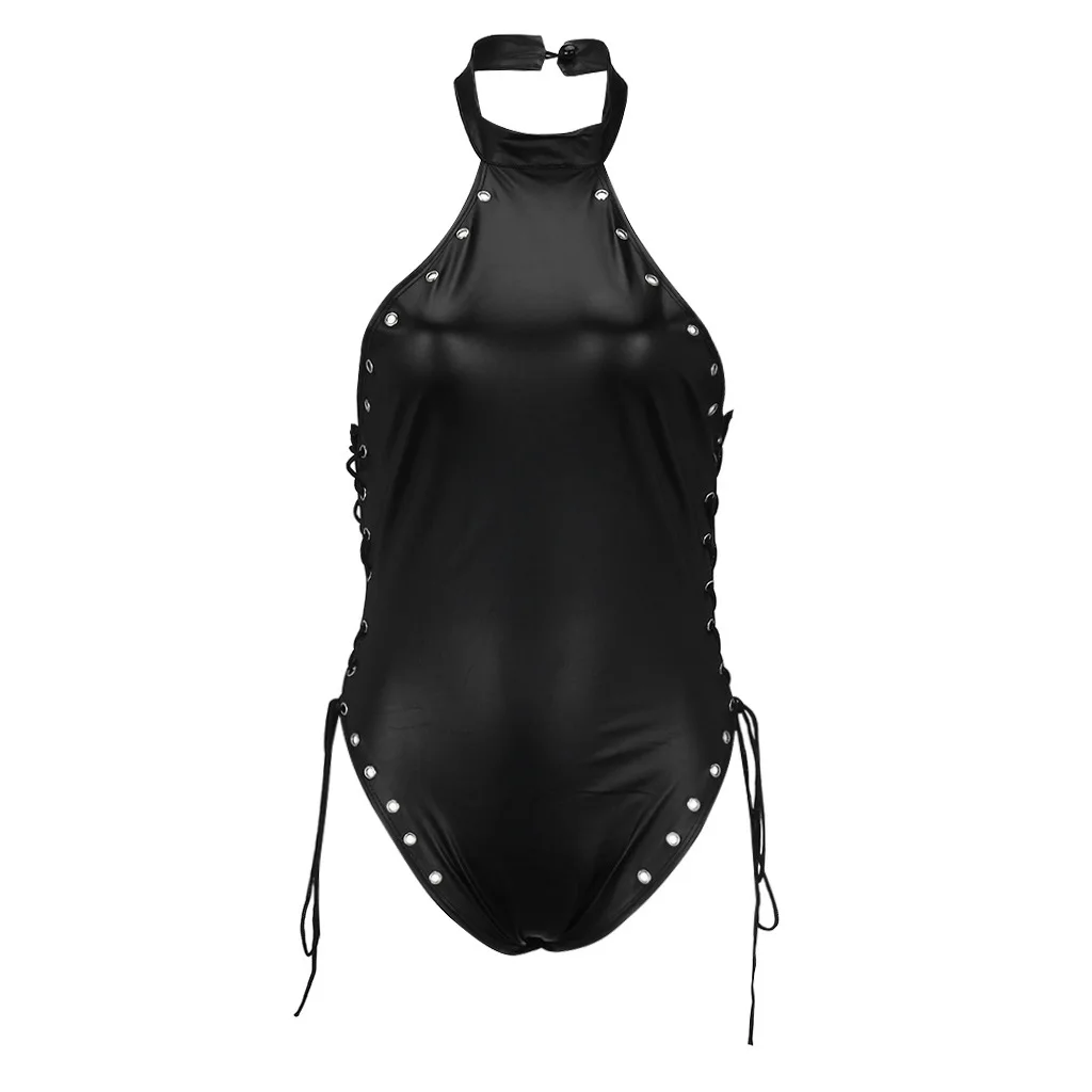 

Sexy Opening Crotch Latex Bodysuit Eco-Friendly Packing