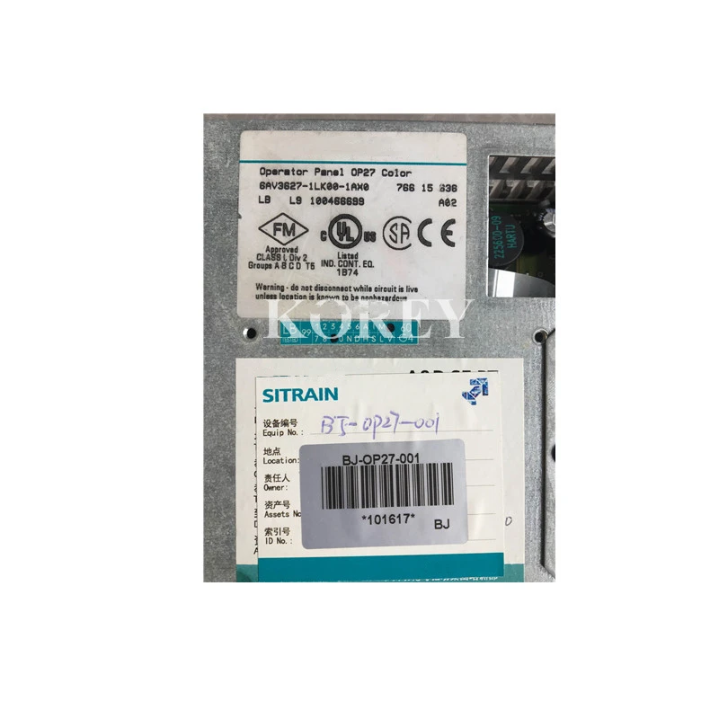 OP27 Touch Screen 6AV3627-1LK00-1AX0 6AV3627-1JK00-0AX0