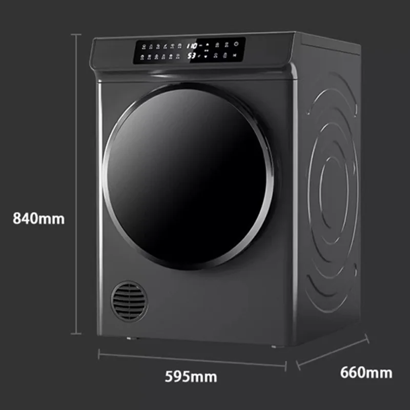 مجفف طبل تجاري 16 كجم فندق كبير مجفف ملابس مقبض نوع/نوع اللمس أنبوب داخلي من الفولاذ المقاوم للصدأ 2450 وات