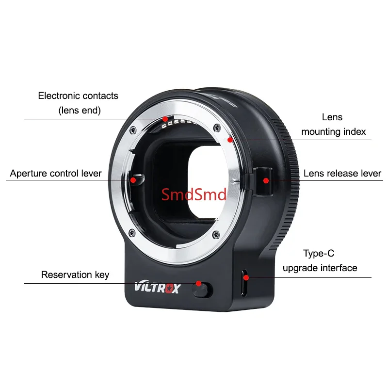 NF-Z NIKKOR F Lens Nikon Z Camera Mount Adapter Autofocus Full Frame Lens Adapter for Nikon Z6 II Z7 Z9 Z50 Z30 ZFC