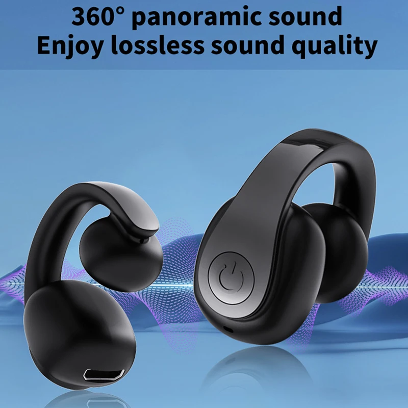 Xiaomi 5.4 Bluetooth TWS Clip على سماعة الرأس اللاسلكية مع ستيريو HiFi وسماعة تقليل الضوضاء لهاتف Xiaomi iPhone