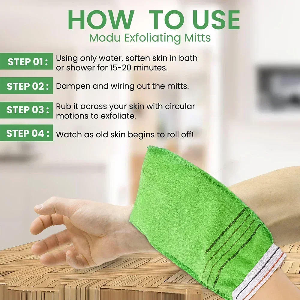 Exfoliating Bath Towel Korean Washcloth Body Massage Scrub Shower Towel SPA Portable Grain Brush Peeling Dead Skin Gloves Adults