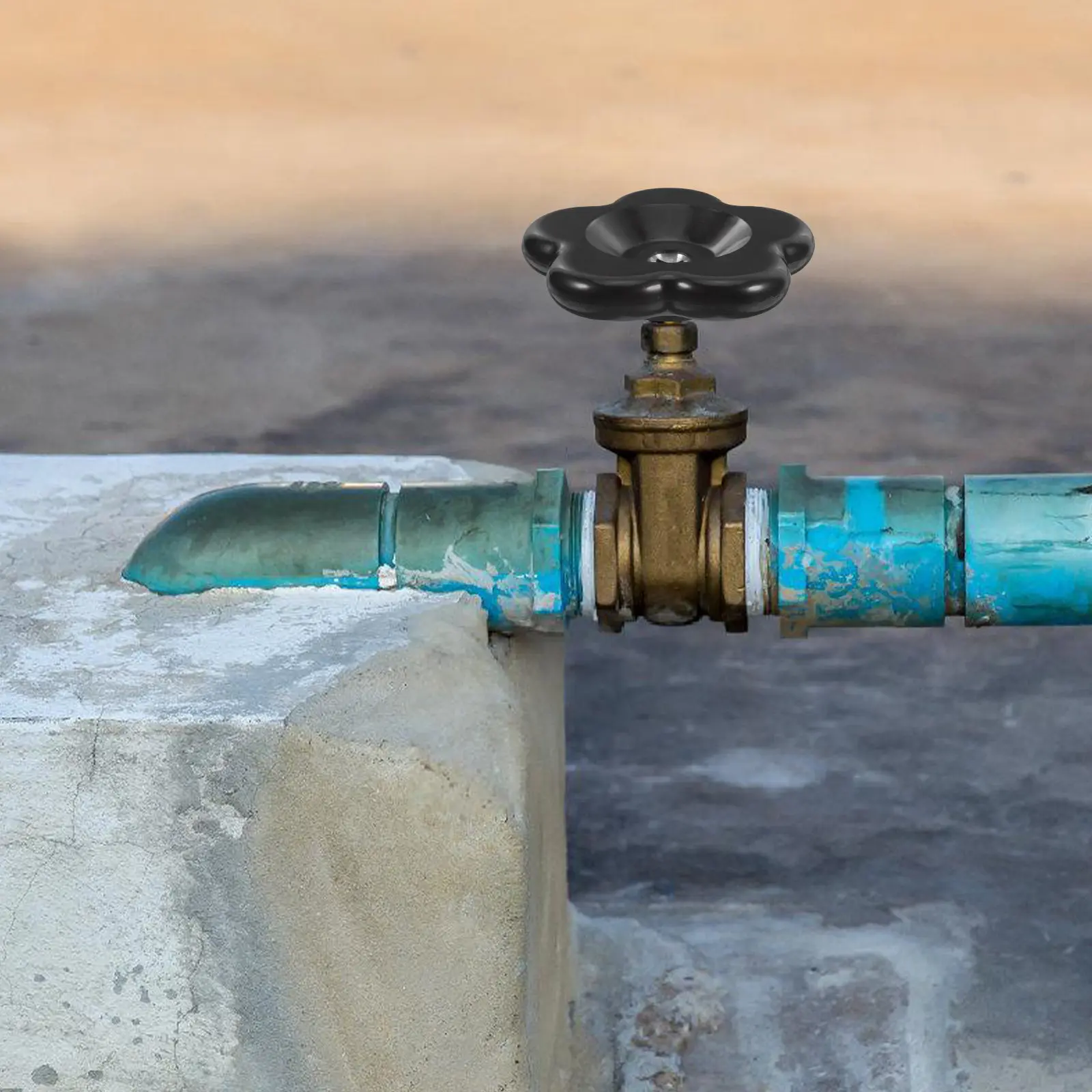 Bakelite Valve Handwheel Handle Outdoor Faucet Spigot Radiator Valve Replacement Repair Flower Shape Butterfly Effort Saving