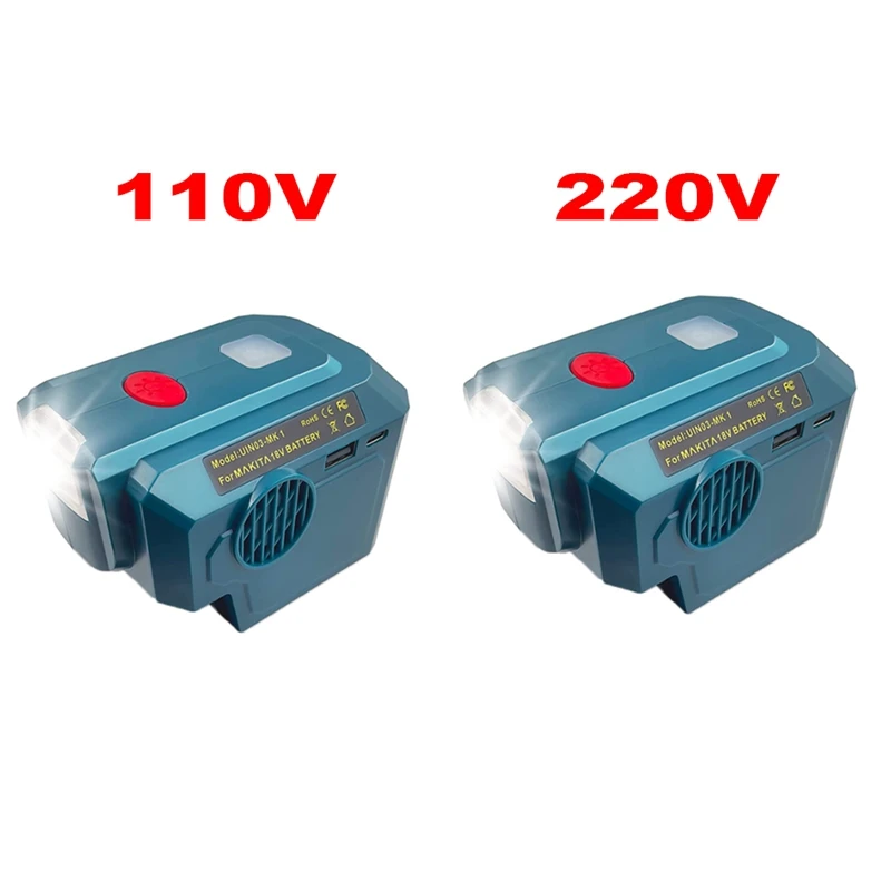 200W Power Inverter For Makita 18V Battery To 220V AC Output Portable Modified Sine Wave Inverter Generator Easy To Use