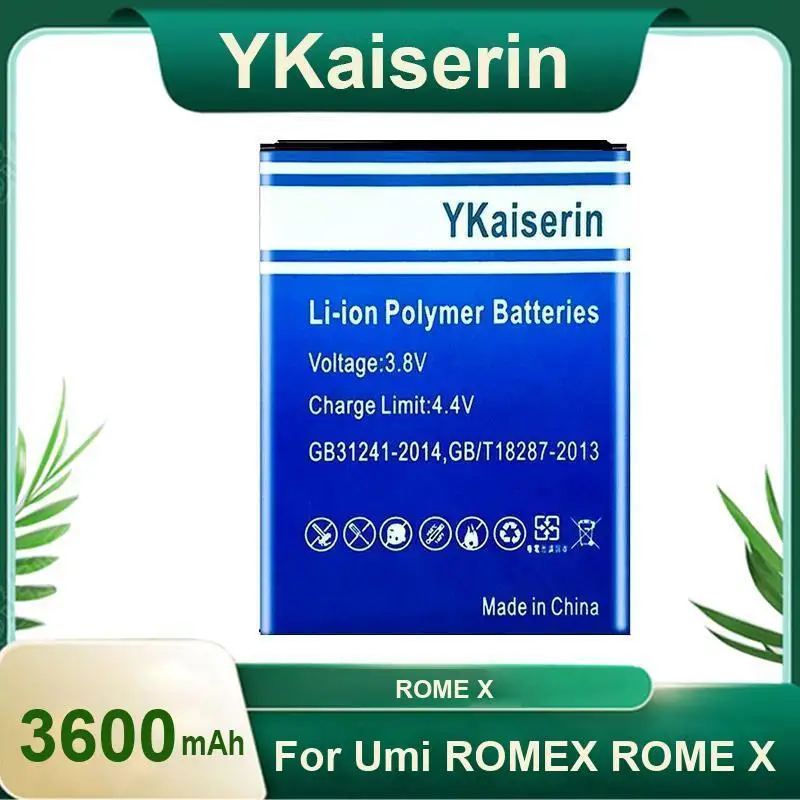 Сменный аккумулятор для мобильного телефона Umi Romex Rome X высокой емкости 3600 мАч Сменный аккумулятор для мобильного телефона Umi Romex Rome X высокой емкости 3600 мАч