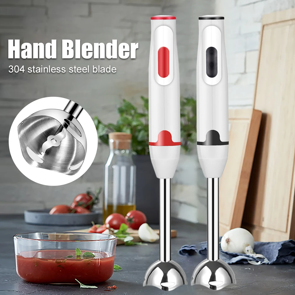 Immersion Hand Stick Blender Electric Food Vegetable Grinder Handheld Stick Mixer for Smoothies Sauces Baby Food Soups