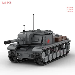 hot military Soviet Red Army SU-152 self-propelled artillery tank war equipment weapons bricks model Building Blocks toys gift