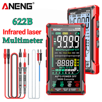 ANENG 622B Digital Smart Multimeter 10A Tester Meter Auto Range True RMS 9999 professional electrician tools With Laser Lamp