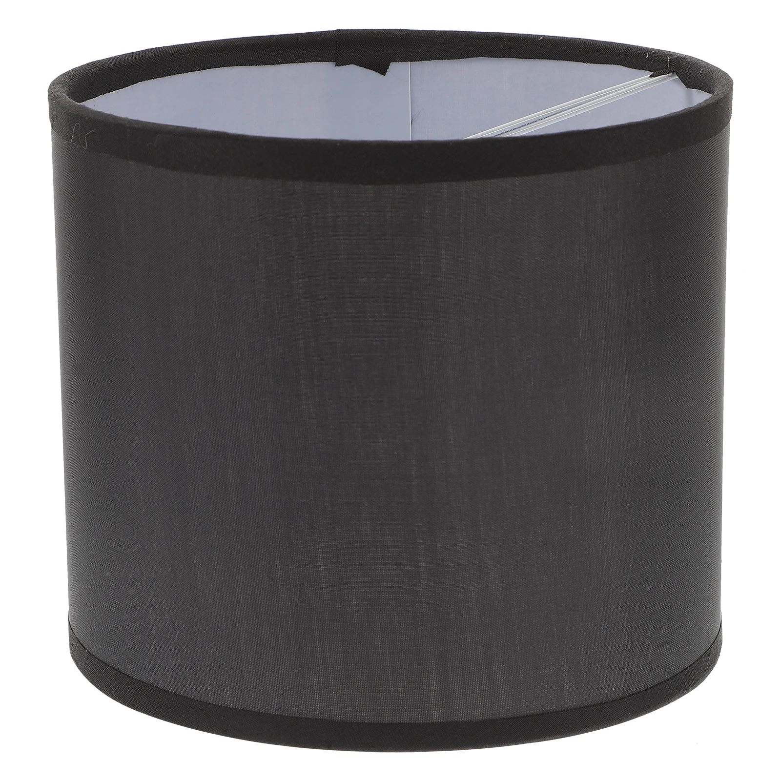 

2pcs Cylinder Metal Table Desk Bedside Shades Cloth Shade Modern Lighting Lamp Cover Linen Lamp Shades Accessories