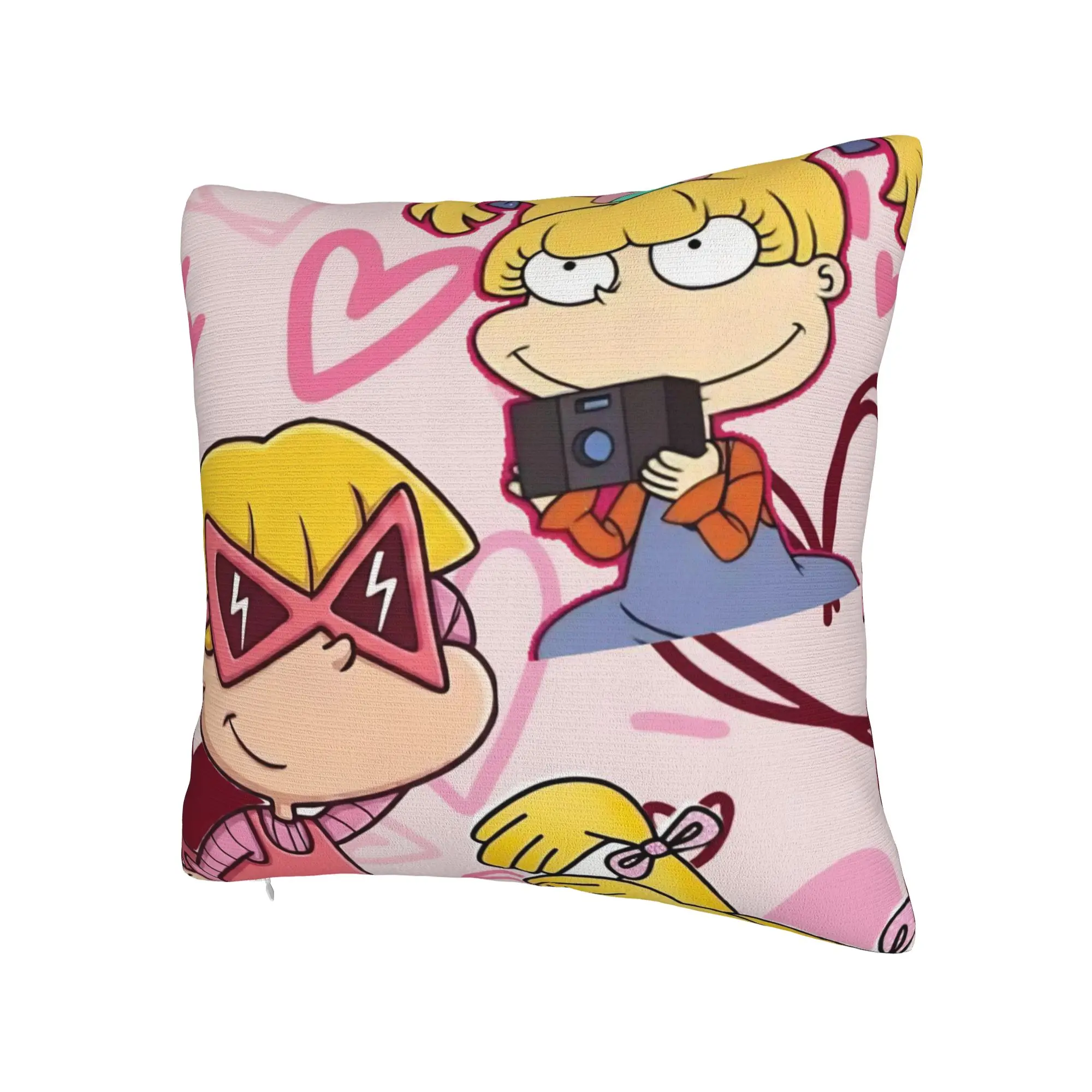 Decorative Pillowcase Cartoon R-Rugrats Merch Home  Throw Pillow Case Cover Drop Shipping Multi-Size