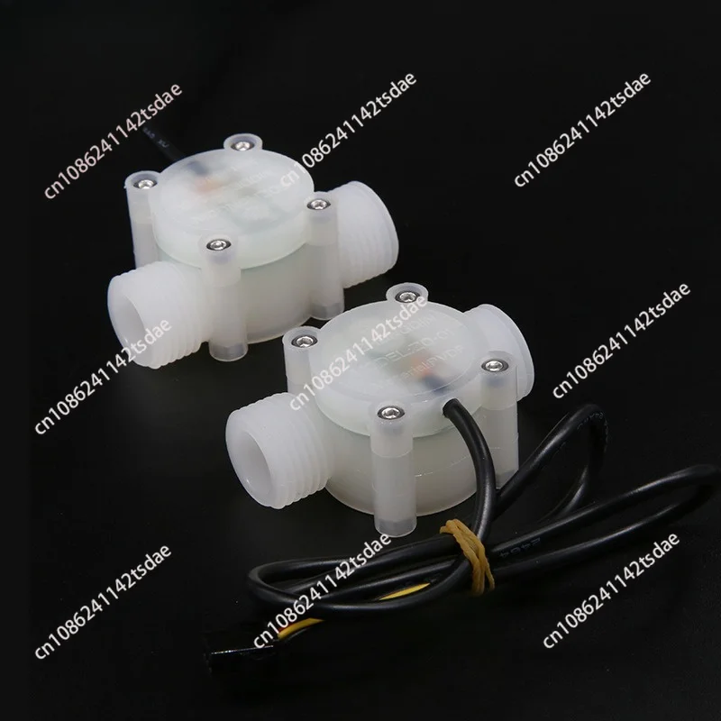 4-Minute water flow sensor Wear-resistant acid and alkali-resistant corrosion-resistant material Water flow meter G1/2 teeth