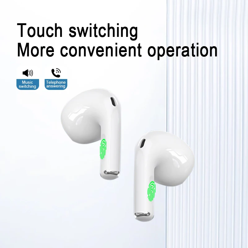 سماعات أذن مزيفة Air Pod TWS لاسلكية تعمل بالبلوتوث مع ميكروفون لهاتف Xiaomi Android Apple iPhone Earbud #3