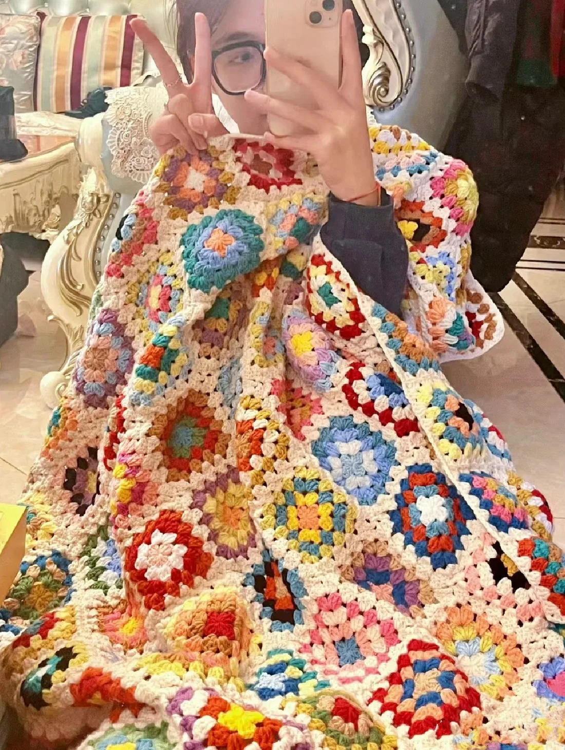 

Одеяло ручной вязки, комплект материалов из пряжи, молочный хлопок, четырехслойный тонкий Tead, сделай сам, вязание крючком, теплый чехол, шерстяное одеяло