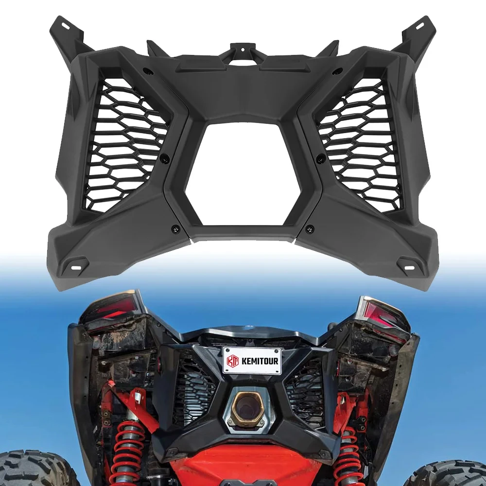 

Для Can-am Maverick X3 Max R RR 4x4 XMR XDS XRC XRS DS RS Turbo 2017-2025 Черная задняя панель 705010001 Задняя выхлопная панель