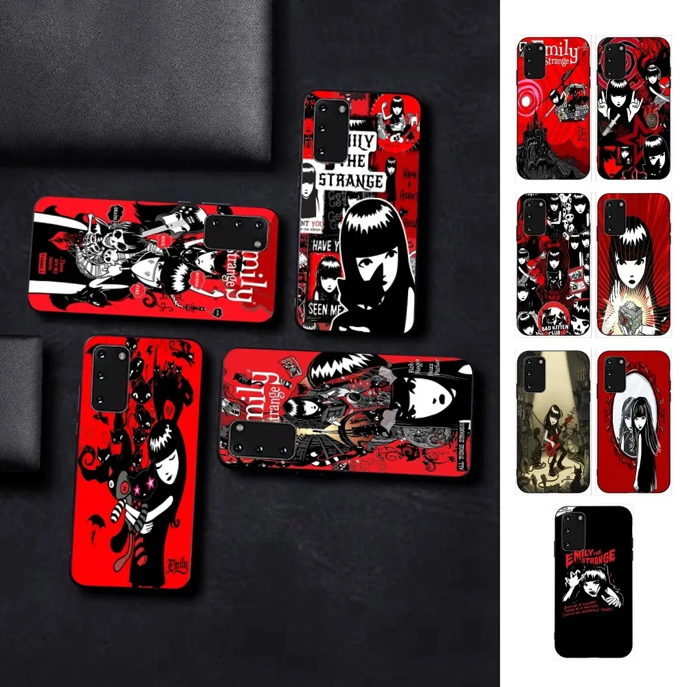 E-Emily The S-Strange Phone Case For Samsung S 9 10 20 21 22 23 30 23 24 Plus Lite Ultra FE S10lite Fundas