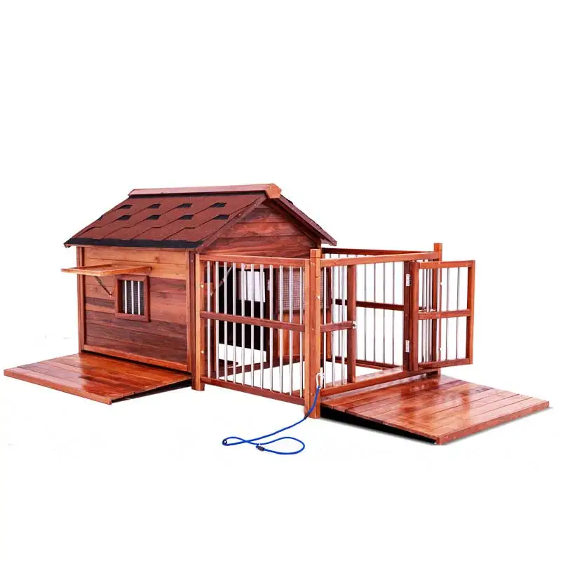 

Собачья будка из массива дерева уличная водонепроницаемая защита от холода в зимний теплый дом для больших собак Уличный дом