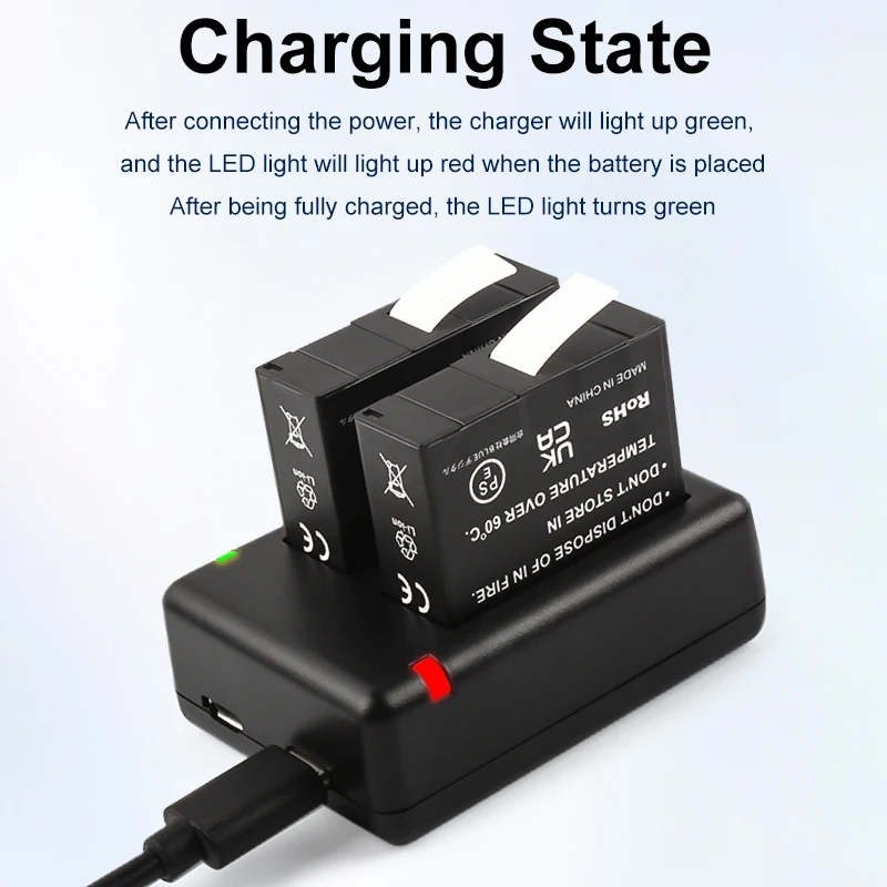 Cargador USB Ace Pro-001 para insta360 Ace/Ace pro, caja de cargador de batería, concentrador de carga rápida, caja de carga para accesorios Insta360 Ace