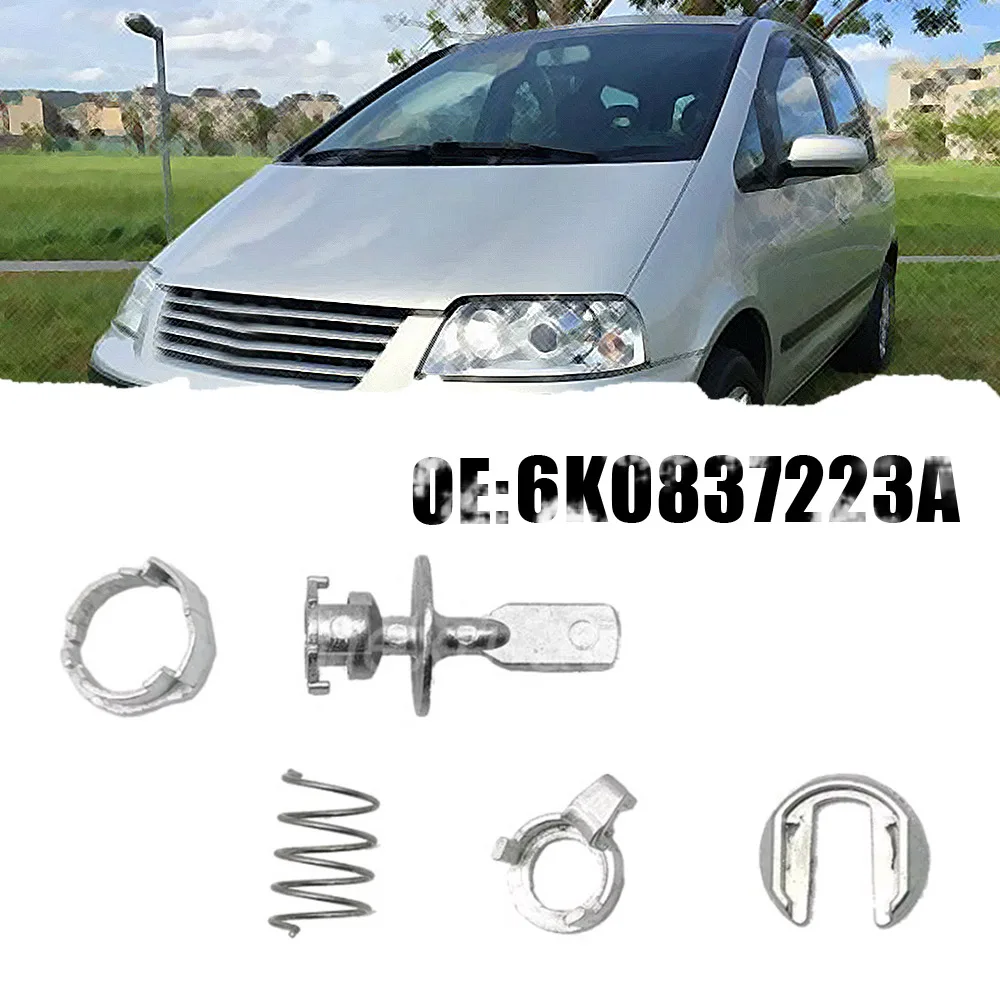 

1Set Car Door Lock Cylinder Front Left or Right Accessories Fit for VW SHARAN SEAT ALHAMBRA 95-10 FORD GALAXY 95-06 6K0837223A