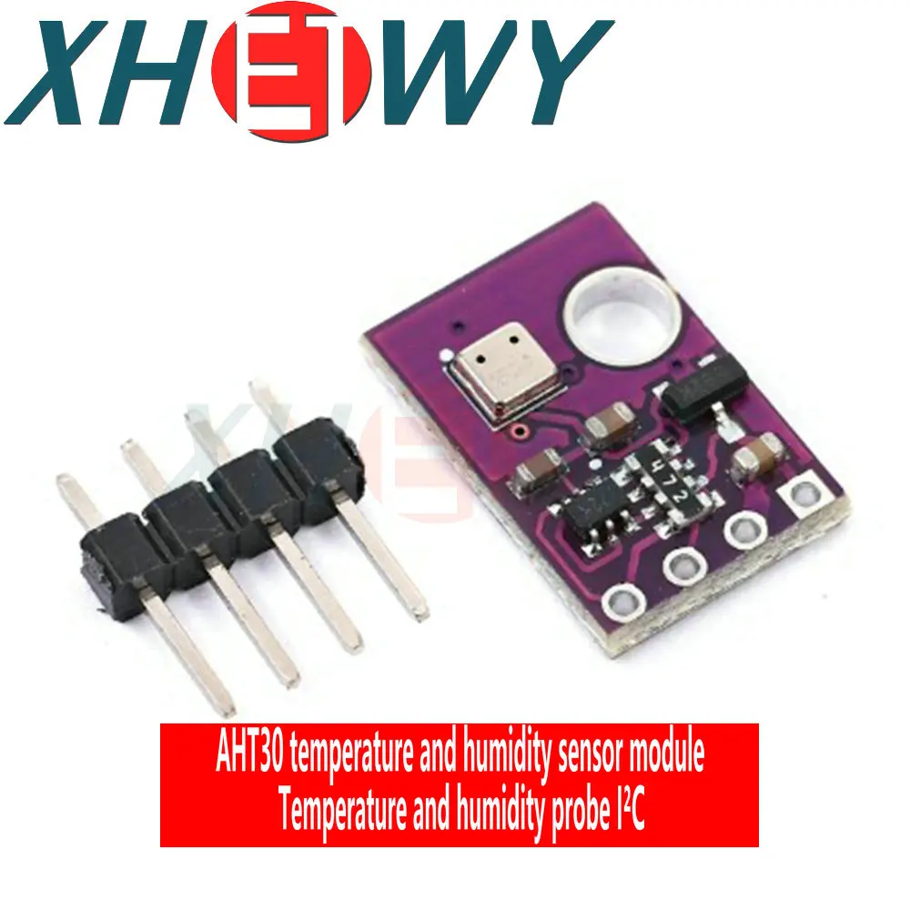 Módulo de sensor de humedad y temperatura AHT30, sonda de humedad y temperatura, señal digital I² C, alta precisión, amplio voltaje