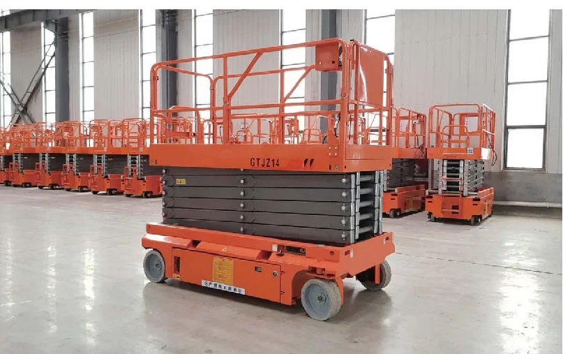Electric Mobile Lift Lifting Platform with Wire Rope Sling for High Altitude Operations 320kg Load Capacity New