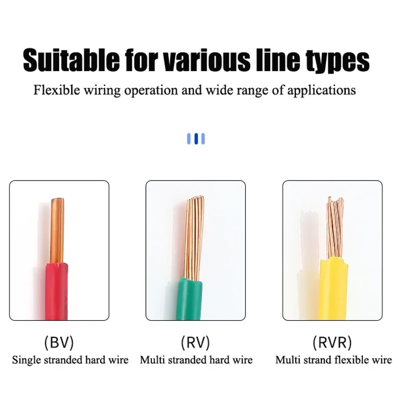 T-shaped Terminal Block Clamp Wire Splitter 60A-415A Non-break Cable Branch Plug High-power Connector PA Flame-retardant Shell