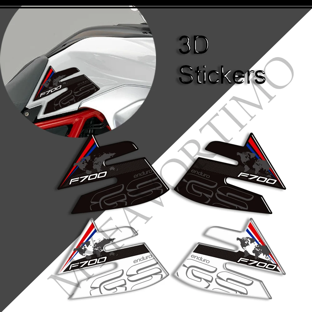 ﻿   Для BMW F700GS F700 F700 GS ADV ADVENTURE мотоциклетные 3D гелевые защитные наклейки на бак, комплект наклеек для защиты краски