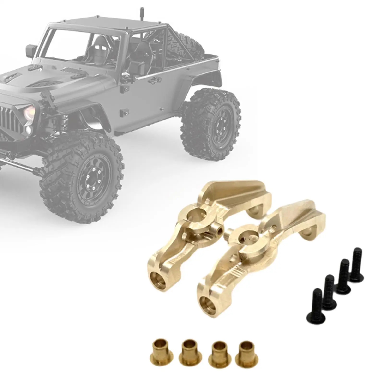 RC Car Front C Hubs Easy to Install Replacement RC Car Accessories Remote Control Car Part Brass for 1:12 RC Car H12Y H12Y+ DIY