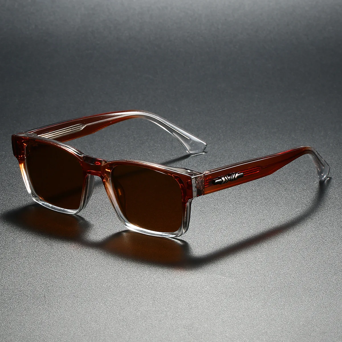 Qualität Quadratische Polarisierte Sonnenbrille Männer Metall Kern UV400 Unisex Sonnenbrille Reisen Wandern Strand Angeln Brillen