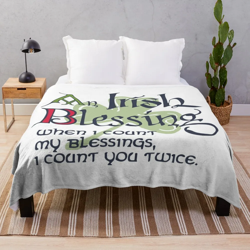 

An Irish Blessing Throw Blanket bed plaid Soft Beds Cute Blankets