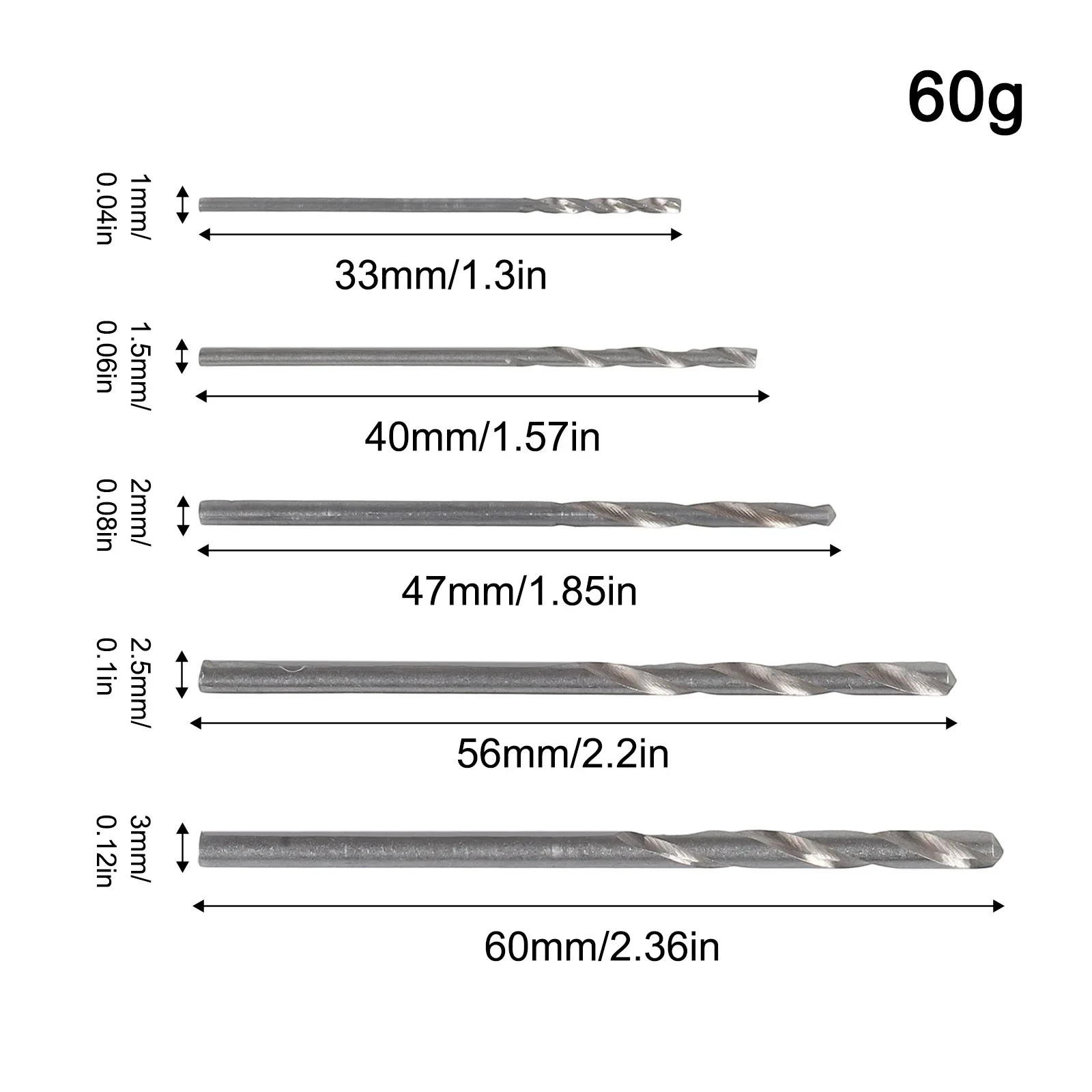 

DIY Projects HSS Drill Bits Masonry Drill Set Versatile Size Options Complete Bit Set Enhanced Hardness Process