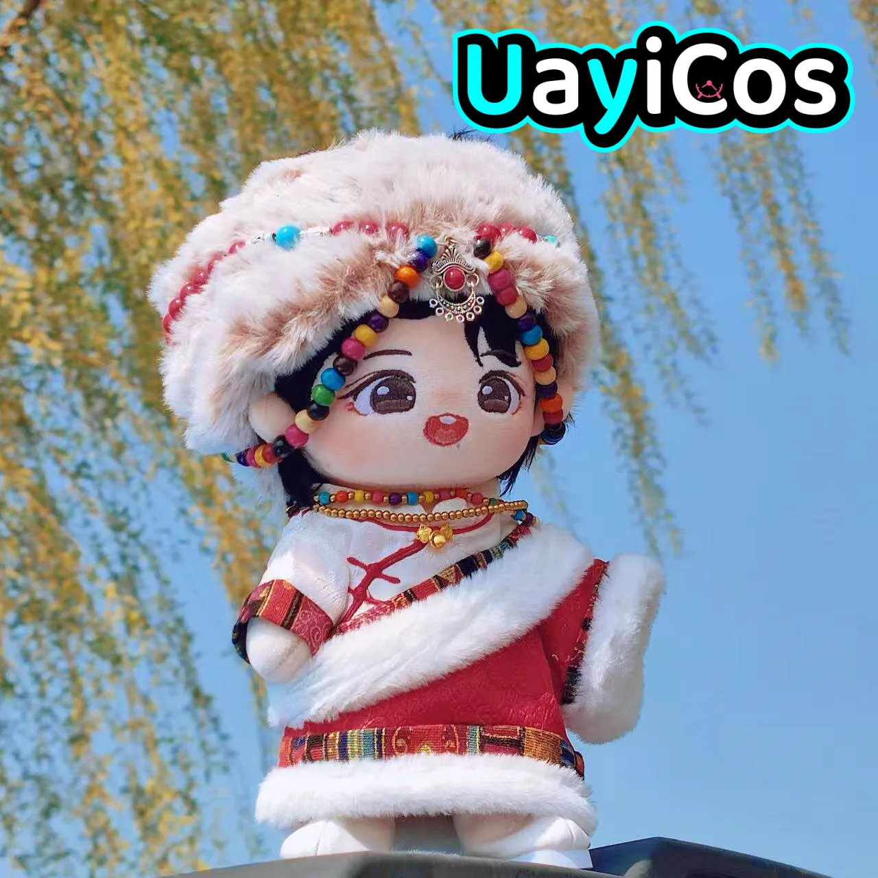 

In Stock 20cm Doll Clothes Xiao Zhan Wang Yibo Tibetan Clothing Costume Suit Stuffed Plushies Doll Accessories Anime Kids Toy Gi