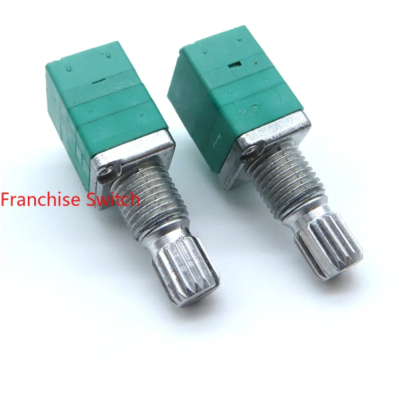 

10PCS S3W Volume Potentiometer B50K High Precision 10% Double Sealed Stereo With Switch A20k